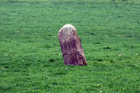 Picture of Colmac Bridge Standing Stone in Port Bannatyne Isle of Bute