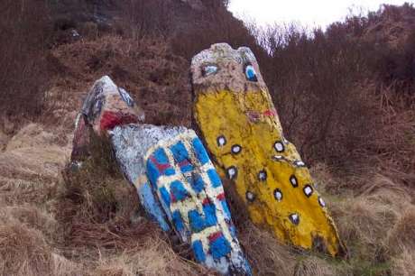 Picture of Maids of Bute in Rhubodach Isle of Bute