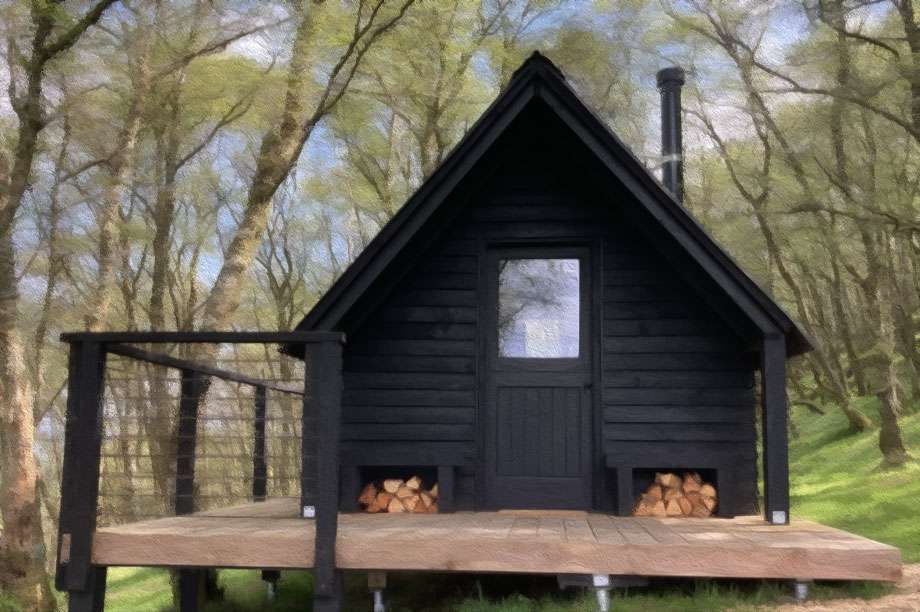 Picture representing The Charcoal Huts on the Isle of Bute