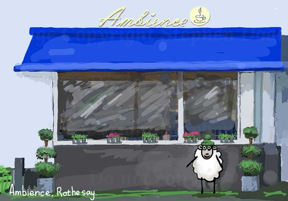 When Colin the Sheep visited Ambience