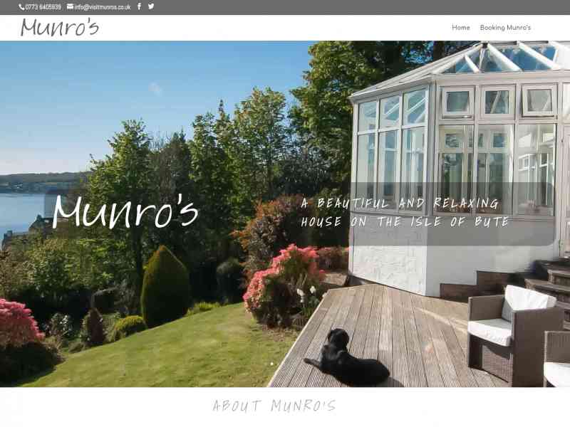 Visit the website for Munro's