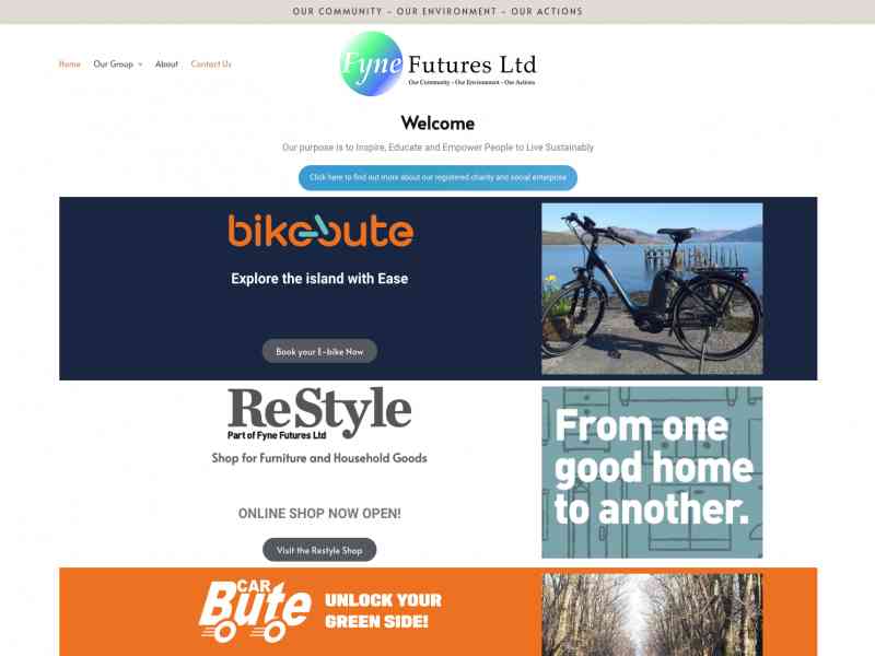Visit the website for Bike Bute